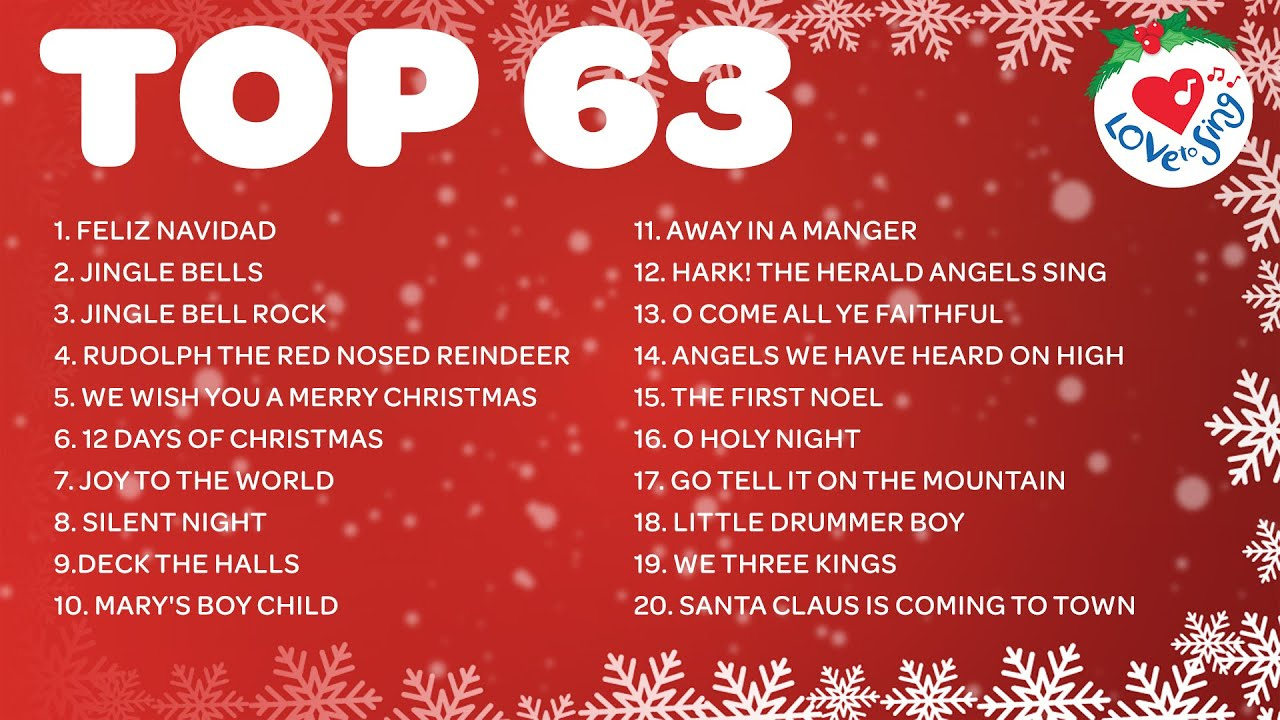 Top 63 Christmas Songs And Carols 🎄 Top Christmas Music Playlist 🎅 Merry Christmas 2024 for Alphabetical List Of Christmas Songs And Carols