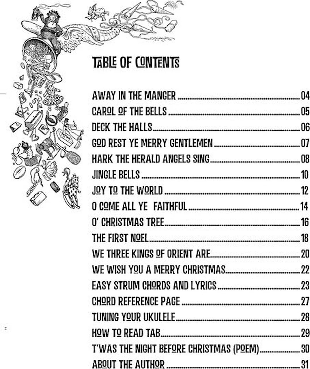 Ukulele Christmas Songs | Capital Music Gear with regard to List Christmas Songs Alphabetical Order