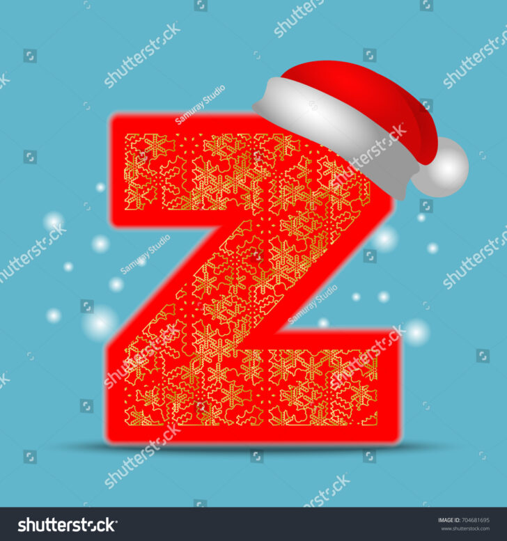 Christmas Alphabet Letter Z