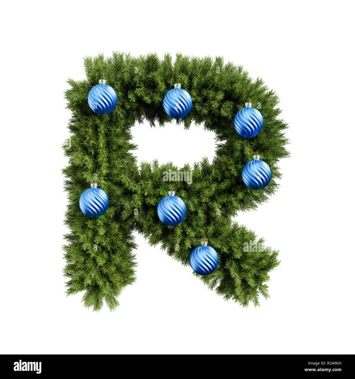 Christmas Tree Alphabet Letters