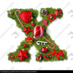 Weihnachts Alphabet Brief X   Lizenzfreies Bild #25940981 In Christmas Alphabet Letter X