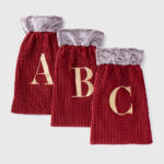 Winter Poem Red Alphabet Christmas Sack   Matalan Throughout Alphabet Christmas Sacks