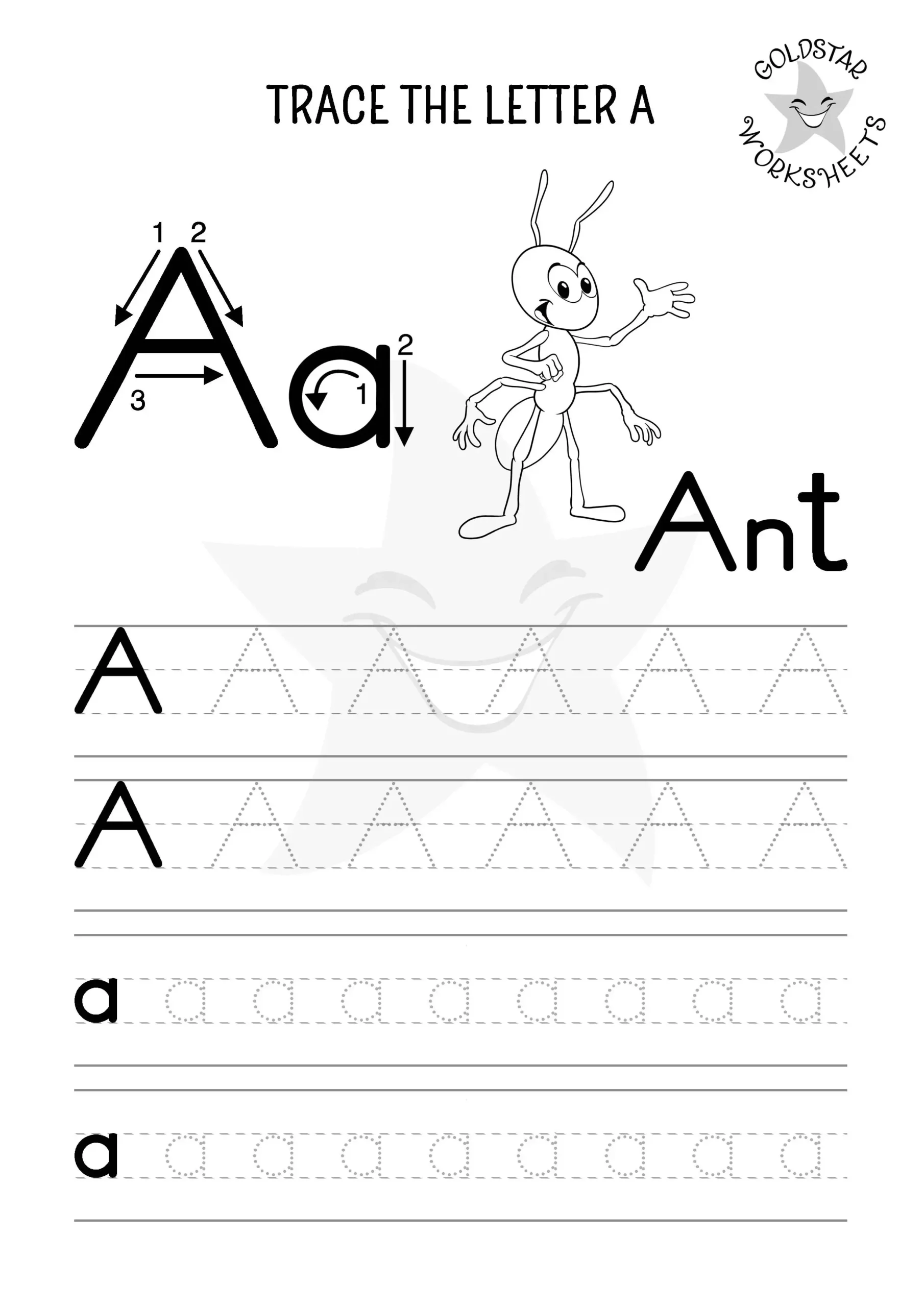 100+ Free Uppercase &amp;amp; Lowercase Letter Tracing Worksheets (Aa-Zz) pertaining to Single Letter Tracing Worksheets