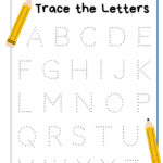 2 4 Year Old Alphabet Tracing And Spotting   Etsy Intended For Letter Tracing Worksheets For 4 Year Olds