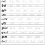 24 Printable Trace The Words Worksheet! Alphabetical, A Z, Capital Pertaining To Tracing 3 Letter Words Worksheets