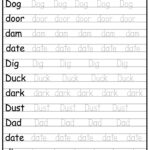 24 Printable Trace The Words Worksheet! Alphabetical, A Z, Capital Pertaining To Word And Letter Tracing Worksheets