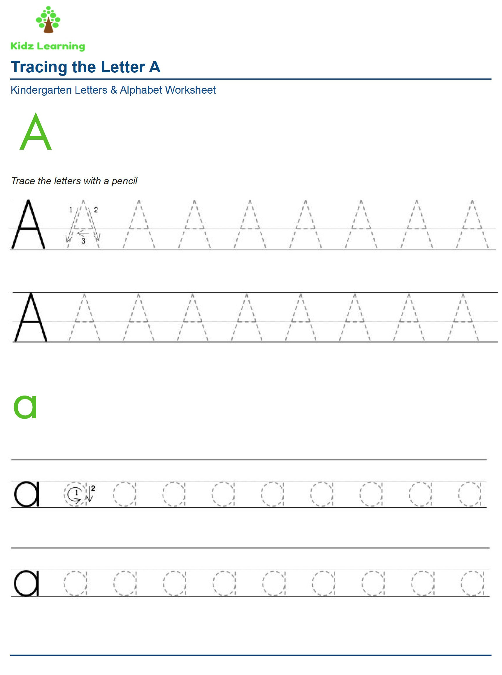 26 Printable Alphabet Tracing Letters Worksheets. Preschool-K5 with regard to Letter Tracing Worksheets K5