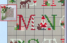 44 - Country-Hearts Wiehnachten - Auroraten inside Christmas Cross Stitch Alphabet Free