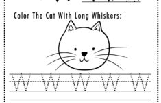 Abc Free Printable Cat Themed Letter W Tracing Worksheets For within Letter W Tracing Worksheets
