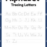Abc Worksheet Of Tracing Alphabet Letters For Kindergarten And With Letter Abc Tracing Worksheets
