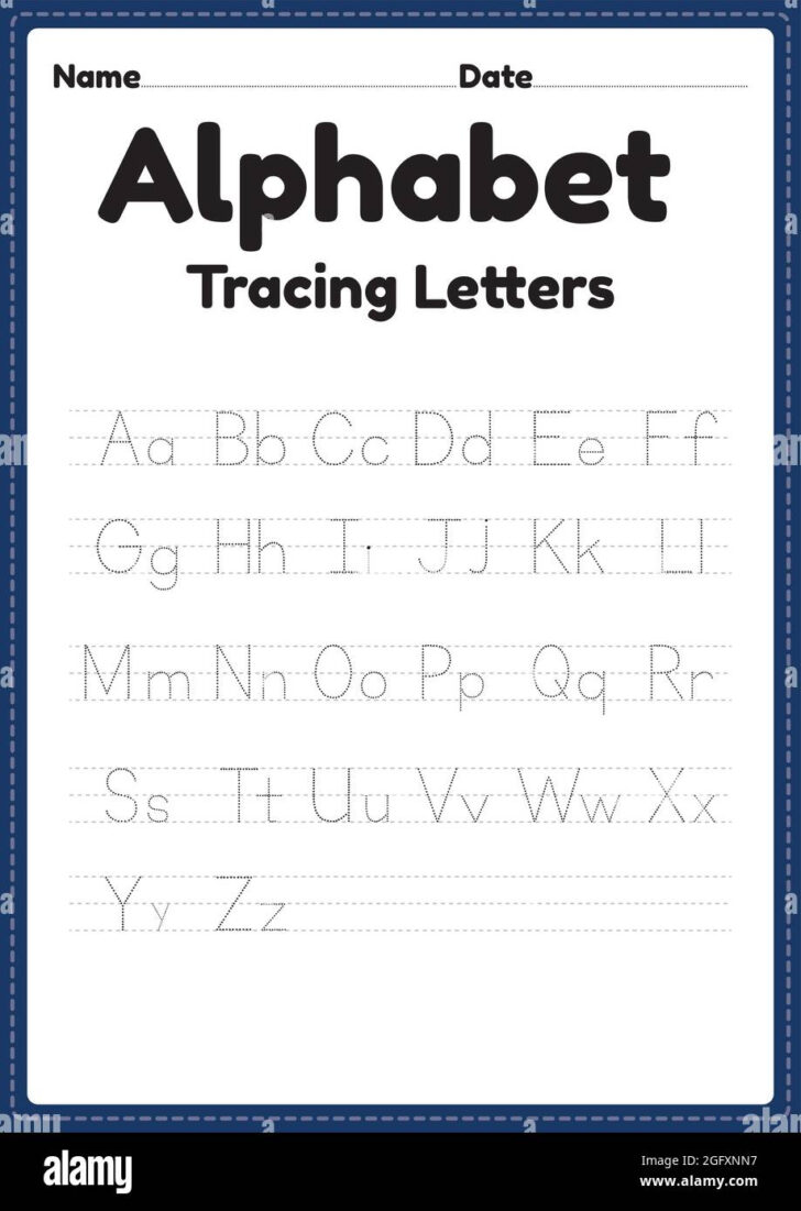 Letter Abc Tracing Worksheets