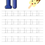 Alphabet Arbeitsblatt Zum Nachschreiben Für Den Kindergarten Regarding Tracing Letter Ii
