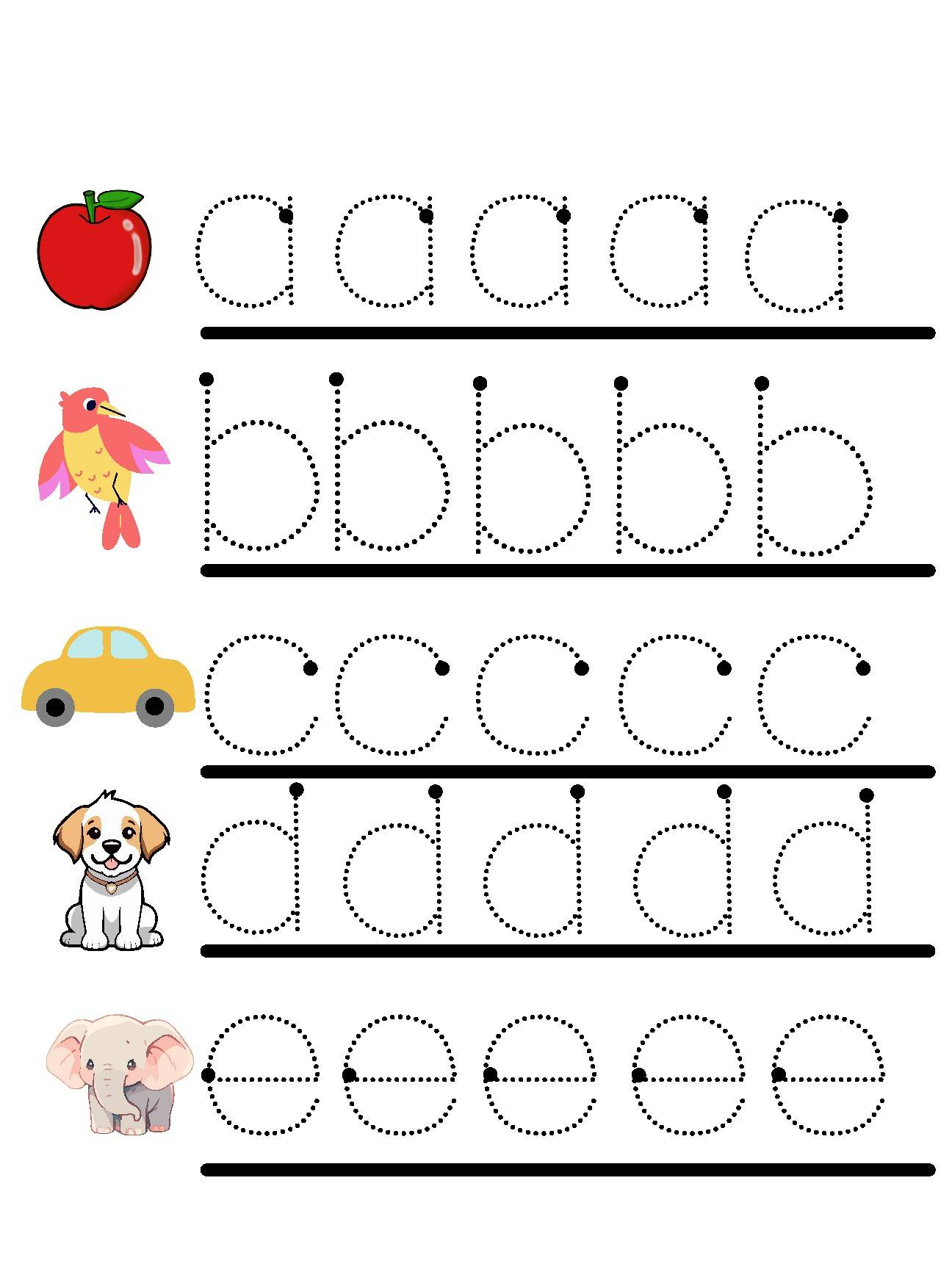 Alphabet Letter Tracingyour Peds Ot | Tpt throughout Letter Tracing Worksheets Tpt