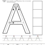 Alphabet Tracing Practice Worksheets Intended For The Letter A Tracing Worksheets