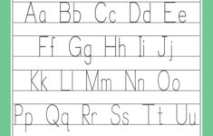 Alphabet Tracing Printable Worksheet | Capital Small Letters for Capital And Small Letter Tracing Worksheet