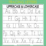 Alphabet Tracing Printable Worksheet | Capital Small Letters Pertaining To Upper And Lowercase Letter Tracing Worksheets