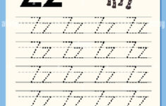 Alphabet Tracing Worksheet With Letter Z And Z Illustration Stock inside Letter Tracing Worksheets Z