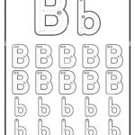 Alphabet Tracing Worksheets For Kids With Uppercase And Lowercase With Regard To Lowercase Letter B Tracing Worksheets