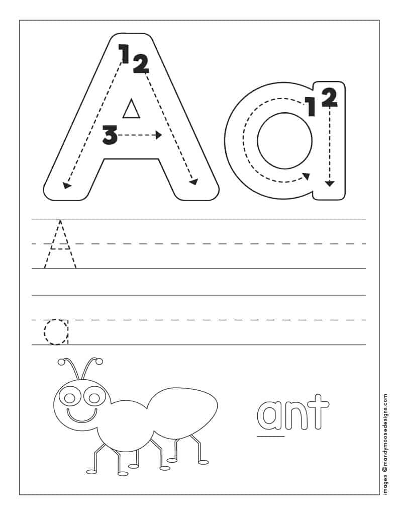 Alphabet Tracing Worksheets - Kids Activity Zone within Letter Tracing Worksheets For 3 Year Olds
