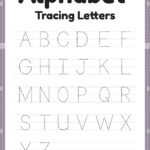 Alphabet Worksheets For Kindergarten Tracing Letters For Preschool For Letter Tracing Worksheets For Kindergarten