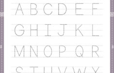 Alphabet Worksheets For Kindergarten Tracing Letters For Preschool throughout Tracing Letter Worksheets For Kindergarten