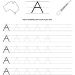 Australia Letter Tracing • Beeloo Printable Crafts And Activities Within Letter Tracing Worksheets Australia