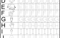 Capital And Small Letter Tracing Worksheet / Free Printable Worksheets in Letter Tracing Worksheets Free Download For Kindergarten English