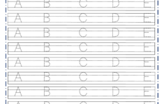 Capital Letters Tracing Worksheets For Kids for Letter Tracing Worksheets Capital