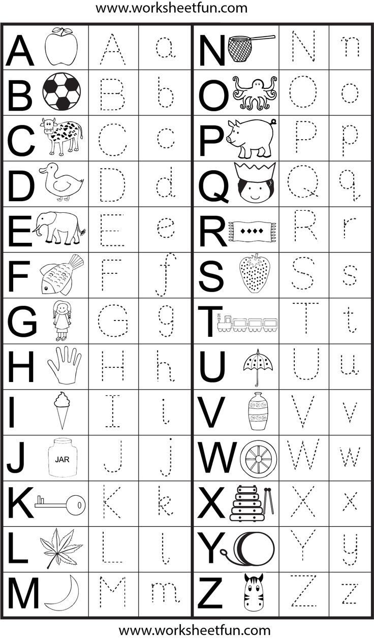 Capital &amp;amp; Small Letter Tracing Worksheet / Free Printable Worksheets within Capital And Small Letter Tracing Worksheet