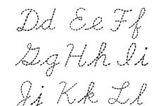 Cursive Letter Tracing - Upper &amp; Lower Case - Etsy in Cursive Uppercase And Lowercase Letter Tracing Worksheets