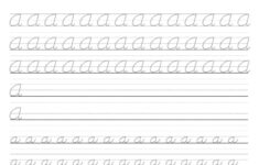 Cursive Writing Practice Sheets (Pdf) - Readingvine for Cursive Letter Tracing Worksheets Free Download