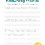 Customize 131+ Handwriting Practice Worksheets Templates Online For Make Your Own Letter Tracing Worksheets