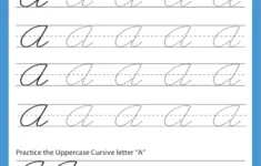 Download Free Printable Cursive Writing Worksheets - Artful Cursive with Cursive Letter Tracing Worksheets Free Download