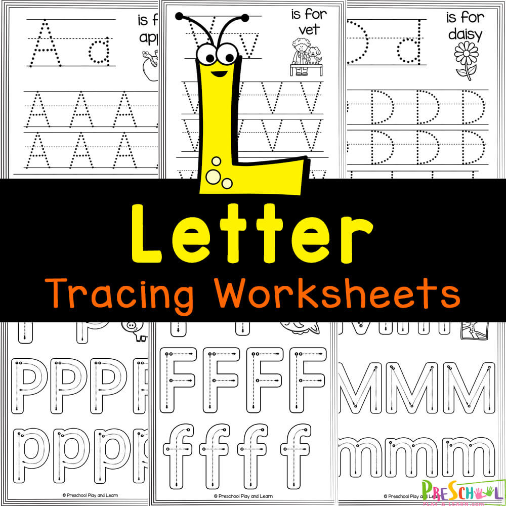 ✏️ Free Free Printable Preschool Worksheets Tracing Letters in Preschool Letter Tracing Worksheets Free