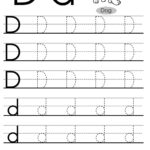 English For Kids Stepstep: Letter D Worksheets, Flash Cards Throughout Letter Tracing Worksheets Letter D