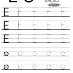 English For Kids Stepstep: Letter E Worksheets, Flash Cards Within Letter E Tracing Worksheets