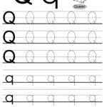 English For Kids Stepstep: Letter Q Worksheets, Flash Cards Regarding Letter Tracing Worksheets Q