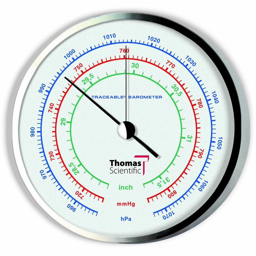 Fishing Barometer Handheld Digi-Sense 3-Scale Barometer - Measures throughout Traceable Mm