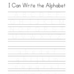 Free Alphabet Tracing Sheets   Lewis Creative With Regard To Blank Letter Tracing Worksheets