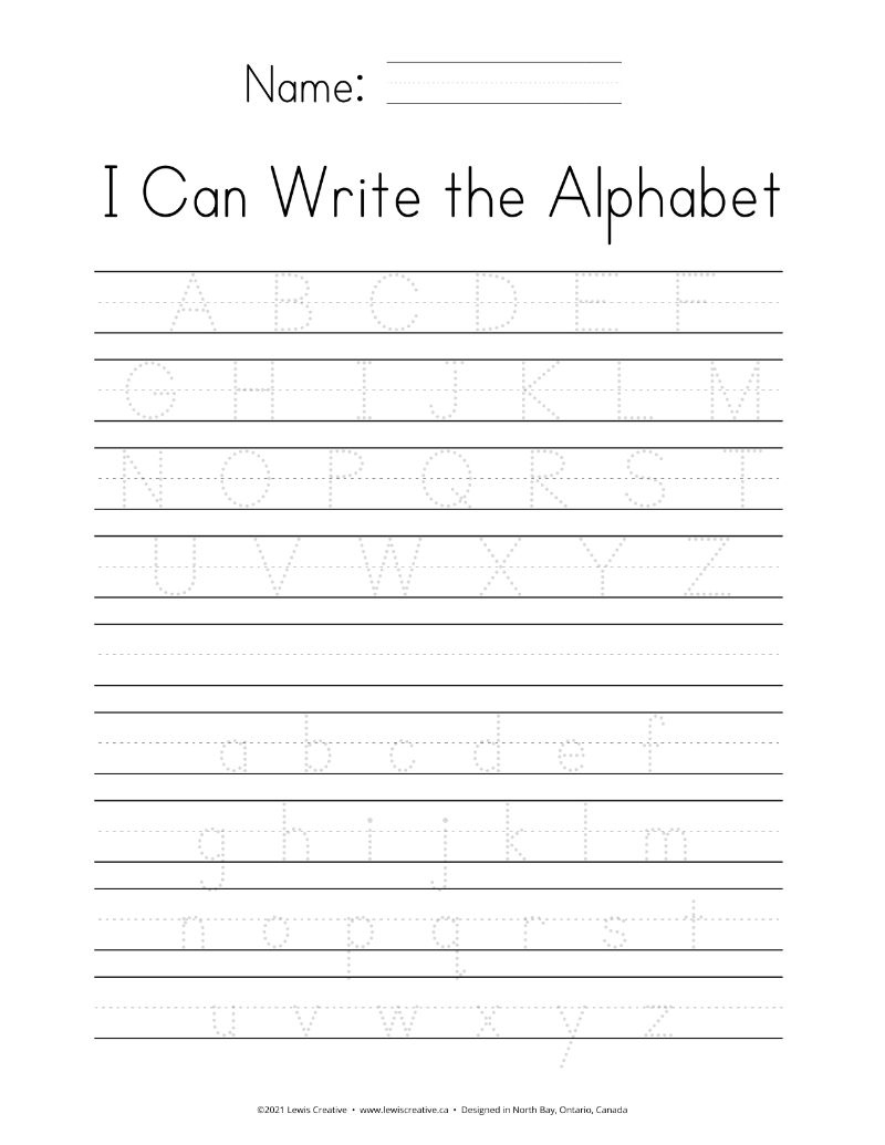 Free Alphabet Tracing Sheets - Lewis Creative with regard to Blank Letter Tracing Worksheets