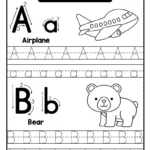 Free Alphabet Tracing Worksheets A–Z: Trace And Color Printables Inside Individual Letter Tracing Worksheets