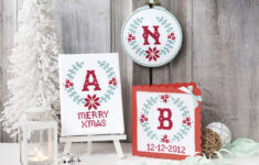 Free Cross Stitch Christmas Alphabet - Gathered regarding Christmas Cross Stitch Alphabet Free