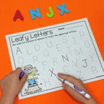 Free Fall Letter Tracing Printables For Pre K & Kindergarten Throughout Fall Letter Tracing Worksheets
