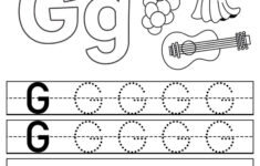 Free Letter G Worksheets For Preschool! ⋆ The Hollydog Blog with The Letter G Tracing Worksheets