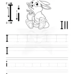 Free Letter I Tracing Worksheets – Igloo And Ill Bunny Designs! Throughout Letter I Tracing Worksheets For Preschool