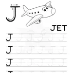 Free Letter J Tracing Worksheets – Fun & Educational For Kids! With Regard To Capital Letter J Tracing Worksheets