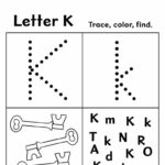 Free Letter K Worksheets For Preschool ⋆ The Hollydog Blog Inside Letter K Tracing Worksheets Preschool