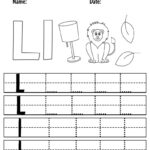 Free Letter L Worksheets For Preschool ⋆ The Hollydog Blog Intended For Letter L Tracing Worksheet