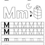 Free Letter M Worksheets For Preschool ⋆ The Hollydog Blog For Free Printable Letter M Tracing Worksheets