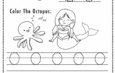 Free Letter O Tracing Worksheet (Printable) Mermaid Themed - Sly Spoon intended for Tracing Letter O Worksheets